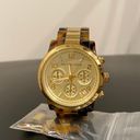 Michael Kors Tortoise Print Gold-Tone Women's Watch Photo 0