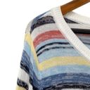 cj banks  Women’s Colorful Striped Cotton Knit Sweater Top Photo 8