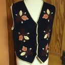 Vintage Y2K autumn leaves sweater vest Size M Photo 9