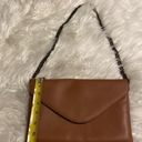 J.Crew  100% Leather Purse /Clutch tan/ brown color excellent condition Photo 10