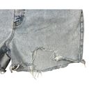 Vintage Bill Blass Jean Shorts Women's Size 14 Cutoffs Thrashed Light Wash Denim Blue Photo 6