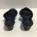 Italian Shoemakers Italian Shoe Makers Navy Blue Sadey 2” Wedge Heel Slip On Size 9 Platform Women Photo 5