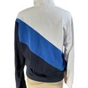 Solid & Striped  Color Block Blue Cotton Pullover Sweatshirt Size Large Photo 2