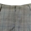 Oak + Fort  Gray Plaid Dark Academia Midi Pencil Skirt Women's Size Small Photo 3