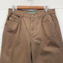 Ralph Lauren LAUREN  Womens 10 Capri Pants Medium Brown 100% Cotton Chino Photo 3