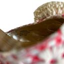 Guess  Malva Y2K Red & White Embroidered Gingham Retro Style Heeled Sandals Sz 8 Photo 5