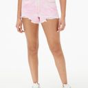 Aeropostale  high rise Shorty Denim Shorts Tie Dye pink 000 Photo 1