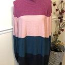 Lane Bryant  Striped Colorblock Turtleneck Sweater 18/20 Photo 0