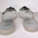 Stuart Weitzman Black Bloom Flower Jelly Flip Flop Sandals Size 8 Photo 8