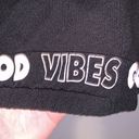 No Boundaries  black Good Vibes racerback sports bra Photo 1