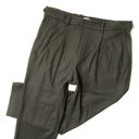 Vince NWT  Pleated Cozy Pull-on in Olive Green Flannel Ankle Crop Pants M $325 Photo 1