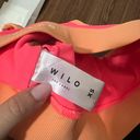 WILO Coral Pink Ribbed Sports Bra Size XS Photo 4