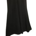 Lulus  Dress Womens M Infinite Glory Formal Strappy V Neck Crepe Sleek Maxi Black Photo 6