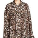 R13 Leopard Oversized Cowboy Shirt Photo 0