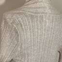 st. john's bay St. John’s Bay open front knit sweater top beige khaki tan medium Photo 3