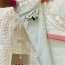 Sim & Sam NWT  white eyelet lace sleveless blouse size Large Photo 1