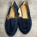 Talbots  Blue Suede Leather Smoking Loafers 7 Photo 2