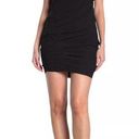 Lush Clothing Lush Black Side Ruched Sleeveless Bodycon Cocktail Mini Dress Size Small Photo 0