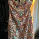 12th Tribe Sequin Multicolor Dress Photo 1