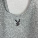 PacSun Playboy by  Grey Cropped Tank Top S Photo 1