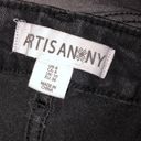 Artisan NY  size 6 black high rise floral jeans Photo 5