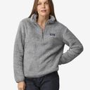 Patagonia  Women's Los Gatos 1/4-Zip Fleece Pullover in Salt Gray Size L Photo 0