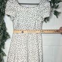 Loft | women white dress with black polka dots open back dress Photo 7