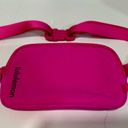 Lululemon  Mini Belt Bag Sonic Pink/Red Merlot Rare Limited Color NWOT 7” Photo 13