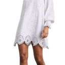 Hill House NWT  White Linen Eyelet One Shoulder Mila Linen Dress S Photo 0