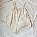 Sabo Skirt Boho Beach White Romper with Pockets Size S Photo 2