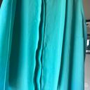 Suzy Shier Women’s Teal Sheer Sleeveless Button Top Size X-Large Photo 5