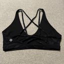 Lululemon Full Freedom Bra Size 6 A/B Cup Sequoia Camo Print Deep Coal Black Photo 1