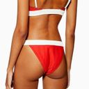 Topshop NWT  Red Button Tanga Bikini Bottoms US 10 Photo 1