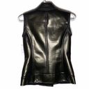 W By Worth Worth zippered faux leather duochrome moto vest size 0 Photo 46