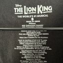 NWT  The Lion King Disney Theatrical Group Lion Head Rhinestone Tee Black Photo 3