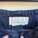 Anthropologie By  Wide Straight Leg Relaxed Dark Solid Wash Jeans Size 30 Silk Photo 3