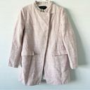 ZARA  Pale Soft Pink Snap Button Tweed Jacket Photo 42