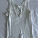 Brandy Melville White Lace Tank Photo 0