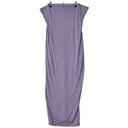 Naked Wardrobe Size 3X The NW Tube Dress Iris Purple Strapless Crepe Bodycon NEW Photo 3