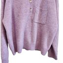 Bohme  Collared Button Placket Knit Chest Pocket Long Sleeves Pullover Sweater XL Photo 2