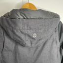 Lululemon  Blizzard Parka Black Heathered Dark Gray Coat Jacket 6 Down Winter Photo 13