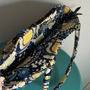 Vera Bradley  Eloise Ellie Blue Yellow Paisley Elephant Quilted Satchel Bag Photo 10