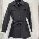 DKNY  black Tie Waist Waterproof Trench Coat in Size XS Photo 0