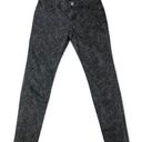 Elle  Black Lace Details Mid-Rise Skinny Jeans Photo 2