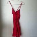 Princess Polly Red Celena Satin Open Tie Back Mini Dress 4 Photo 7