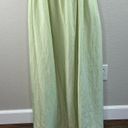 Vince  Sweet Grass Green Bow-Back Pleated Square Neck Midi Dress Medium NWT Photo 8