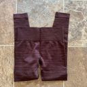 Gymshark New  Adapt Marl Seamless Leggings Size Small Archive Brown/Cherry Brown Photo 1