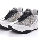 Jimmy Choo  Glitter Raine Sneakers 40 White Photo 0