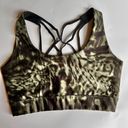 Good American Green Leopard Patterned Sports Bra Size 1 Photo 0