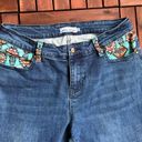 Ranch Dressn Southwestern Flare Jeans 12 Blue Photo 2